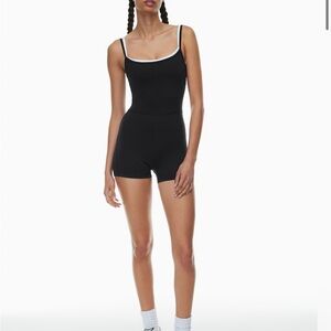 Black aritzia divinity romper